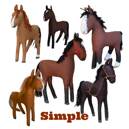 Custom Heirloom Horse Doll